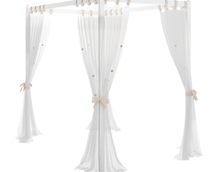 Set perdea pentru baldachin RUSTIC 