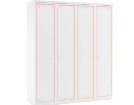 Dulap cu 4 usi SELENA PINK 