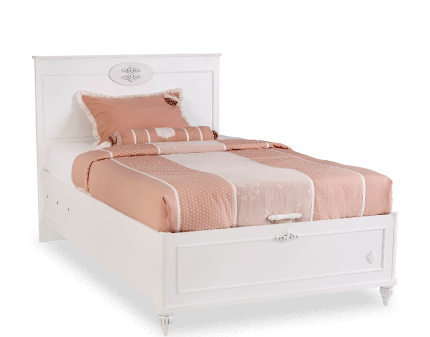 Pat cu lada  (120x200cm) ROMANTICA 