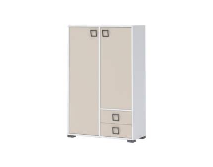Comoda cu 2 usi, rafturi si 2 sertare 86x134cm KIKI SAND