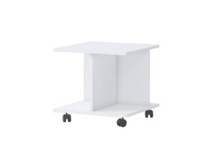 Masuta cu roti 55x55cm KIKI WHITE