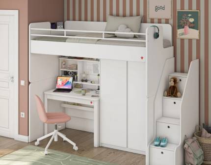 Dulap cu 2 usi STUDIO VARIA WHITE