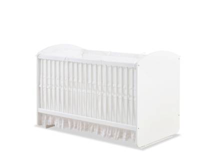 Patut cu balansoar alb (70x130cm)