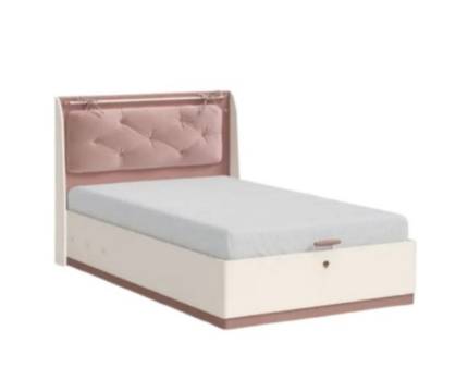 Pat cu tablie inalta si lada (100x200cm) ELEGANCE