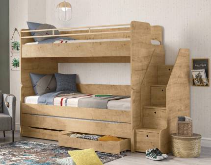 MOCHA STUDIO (nr.1) - Sistem modular cu pat supraetajat