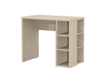 Birou cu rafturi 91x50xH75cm KIKI NATURAL
