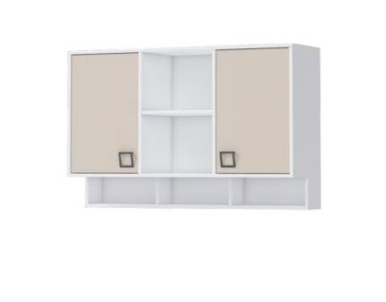 Corp suspendat cu 2 usi si rafturi 128x82cm KIKI SAND