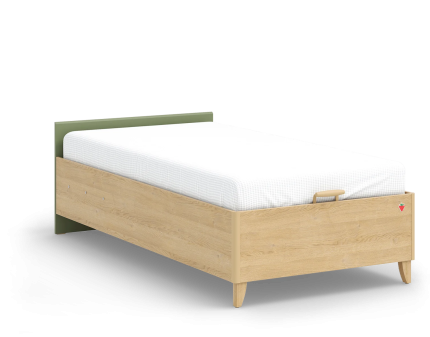 Pat cu lada fara tablie (100x200cm) LOOF 