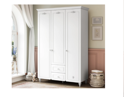 Dulap cu 3 usi si 2 sertare ROMANTICA