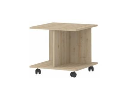 Masuta cu roti 55x55cm KIKI NATURAL