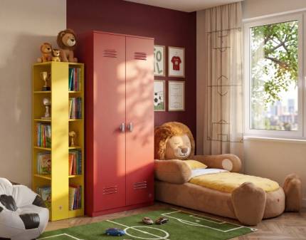 Locker Cabinet Red